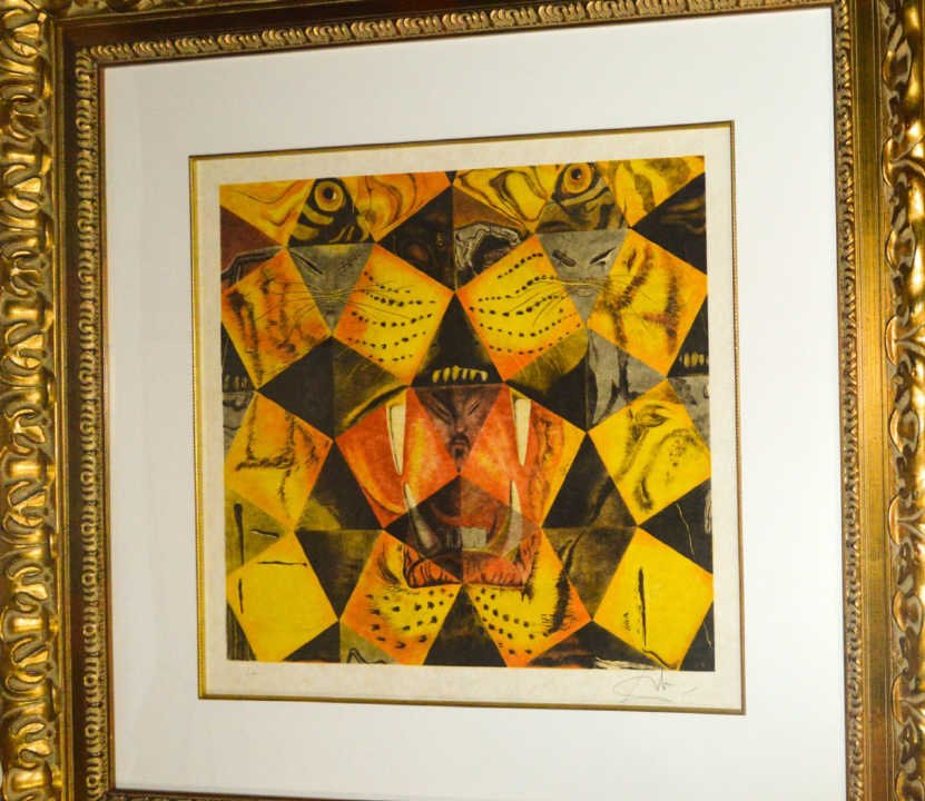 Dali "Kaleidoscope of King" Lithograph, Signed: Artist: Salvador Dalí (1904 –1989) Title: Kaleidoscope of King Medium: Color Lithograph, Hand Signed Limited Edition Size: 18" x 20 1/4"