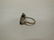 Vintage 10kt White Gold Onyx & Diamond Ring - 2