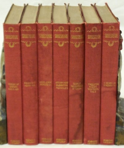 14 Antique Works of Shakespeare Within 7 Volumes: 14 Antique works of Shakespeare within seven volumes. Antony and Cleopatra, Pericles, The Tempest, Two Gentlemen of Verona, Twelfth Night, A Winter's Tale, Henry IV, parts I an II. King John, Richard 