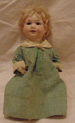 Antique German Bisque & Composition Baby Doll (1 of 4)