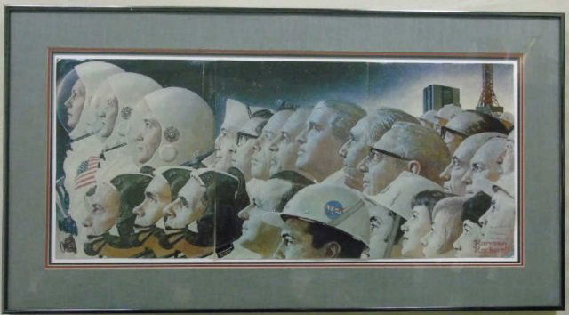 Norman Rockwell - Signed Apollo Program Tribute (1 of 4)