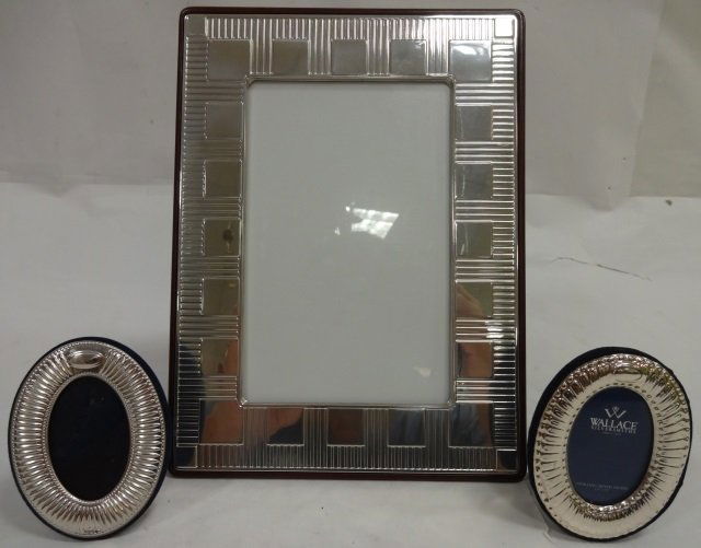 Lot of 3 Silver Photo Frames (1 of 9)