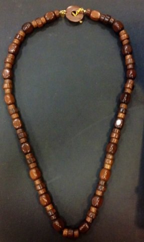 Dominique Aurientis Large Wood Bead Necklace (1 of 4)