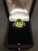 Contemporary Diamond & Peridot Cocktail Ring