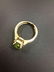 Contemporary Diamond & Peridot Cocktail Ring - 3