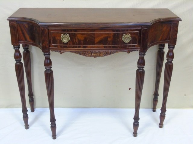 Vintage Mahogany Console Hall Table (1 of 7)