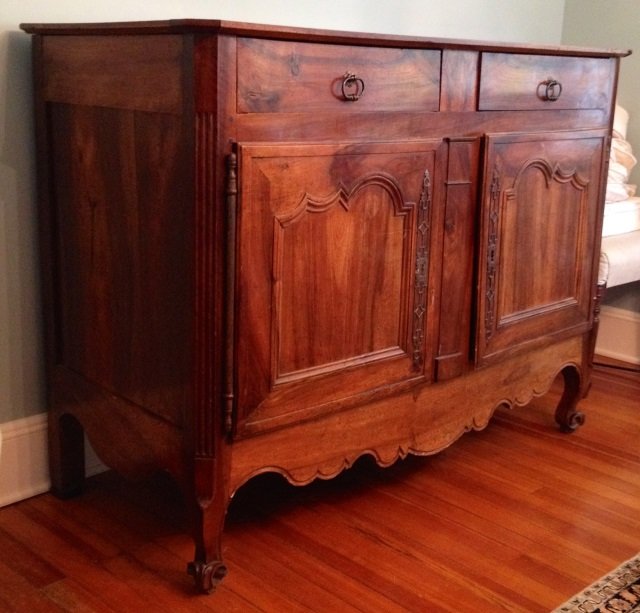 Antique French Country Provencal Side Board Buffet (1 of 7)