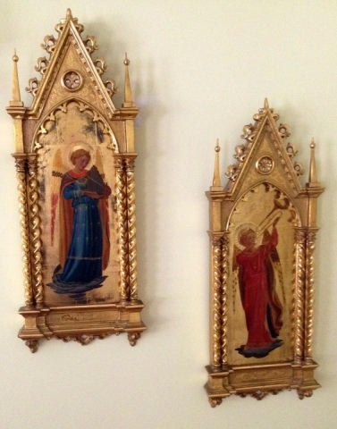 Pair Florentine Style Gilt Framed Saint Icons (1 of 3)