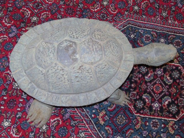 Vintage Bronze Turtle Garden Patio Fountain (1 of 7)