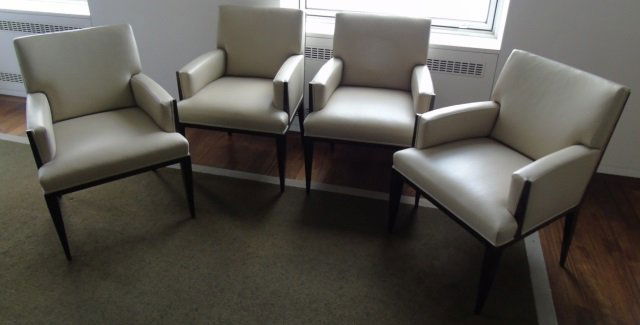 Four Contemporary Arm Chairs by Holly Hunt (1 of 7)