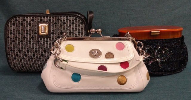 Lot of 3 Coach & Judith Leiber Hand Bags (1 of 10)