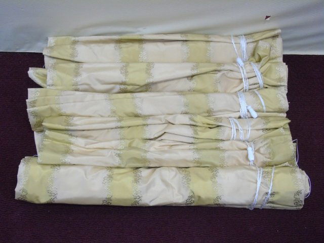 6 Scalamandre Silk Romans Beige & Celery (1 of 2)