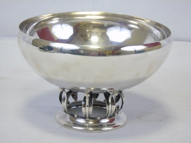 George Jensen Style Sterling Silver Bowl 1920's (1 of 7)