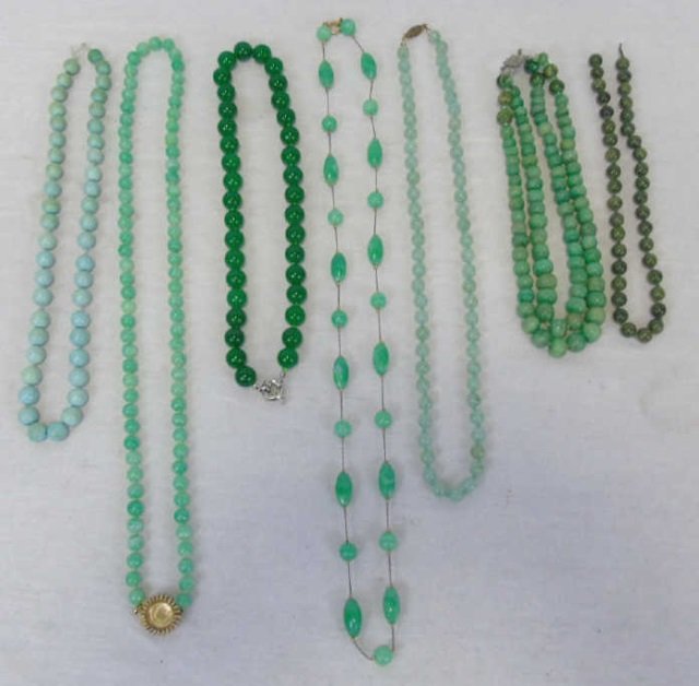 Antique & Vintage Jade Necklaces (1 of 4)