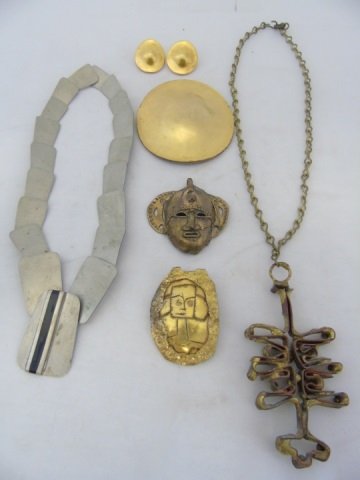 Mid Century Modern / Brutalist Jewelry Pieces (1 of 8)