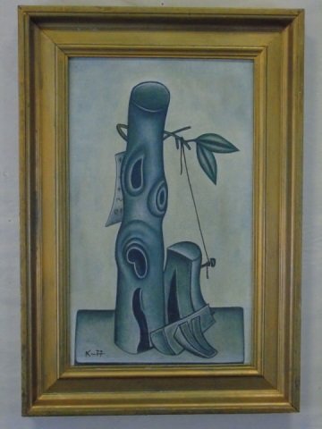 Dimitri Krasnopevtsev Russian Cubist Painting (1 of 4)