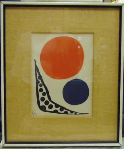 ALEXANDER CALDER "UNTITLED COMPOSITION" LITHOGRAPH (1 of 7)