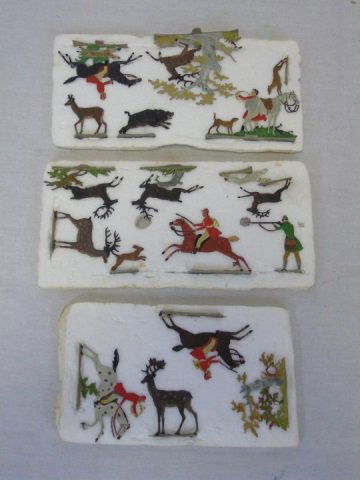 Antique German Hand Painted Metal Toy Hunters (1 of 4)