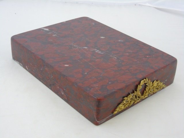Antique French Empire Style Rouge Marble Plateau (1 of 3)