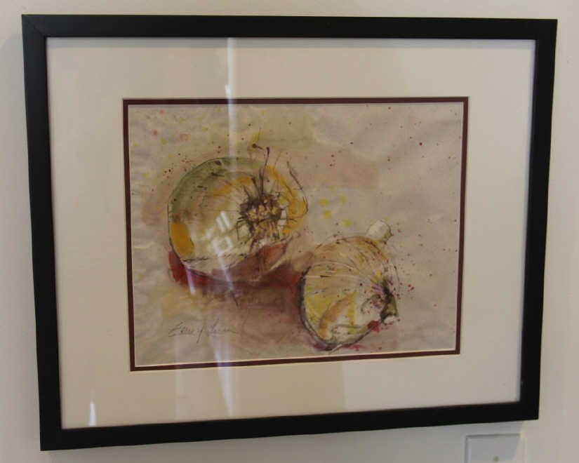 Framed Still Life Original Artwork of Onions (1 of 3)