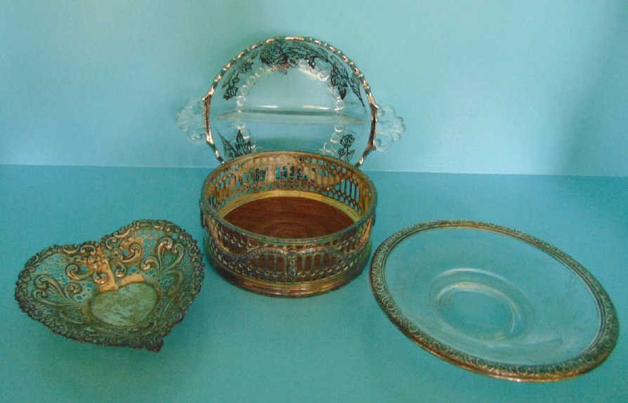 Assorted Antique Sterling & Silver Plate Articles (1 of 4)