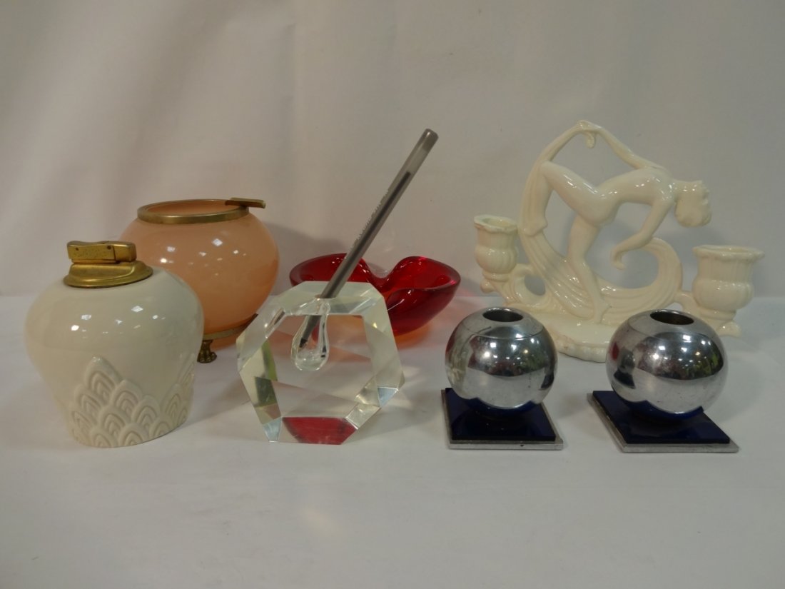 Lot of 7 Art Deco to Mid-Century Decorative Items (1 of 10)