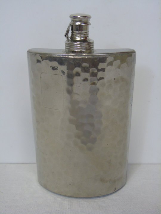 Vintage German Silver Plate Flask (1 of 5)