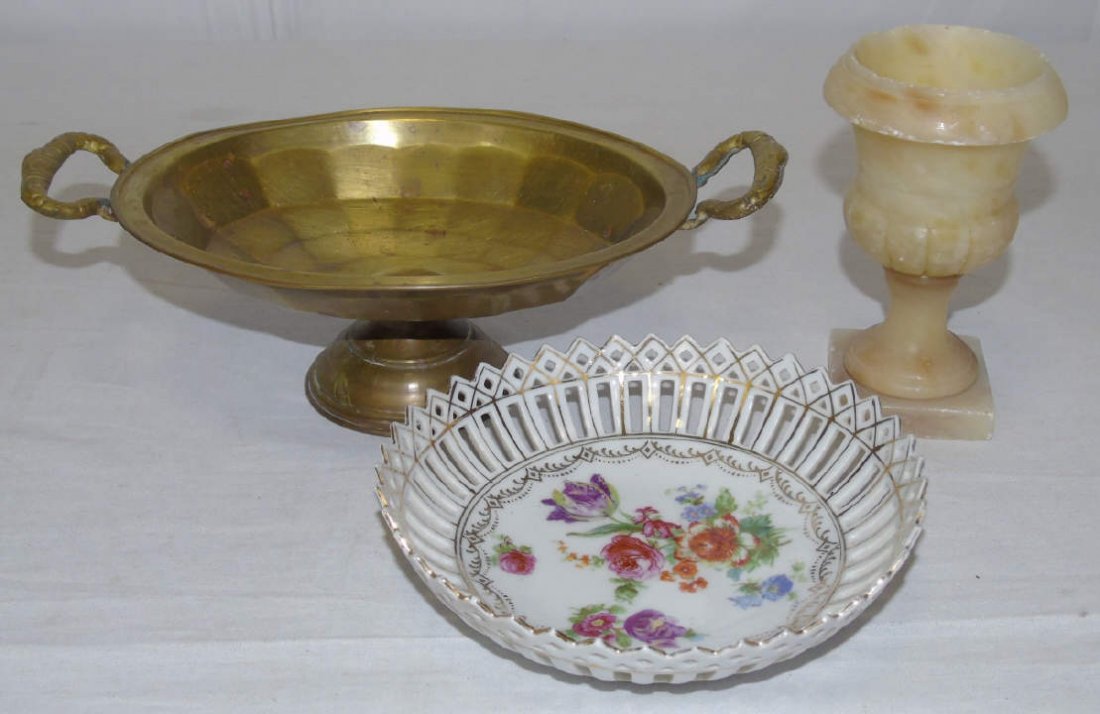 Antique Table Articles - Porcelain Metal Alabaster (1 of 7)