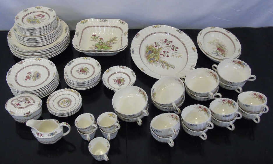 Antique Copeland Spode Rosalie Dinner for 8 (1 of 9)