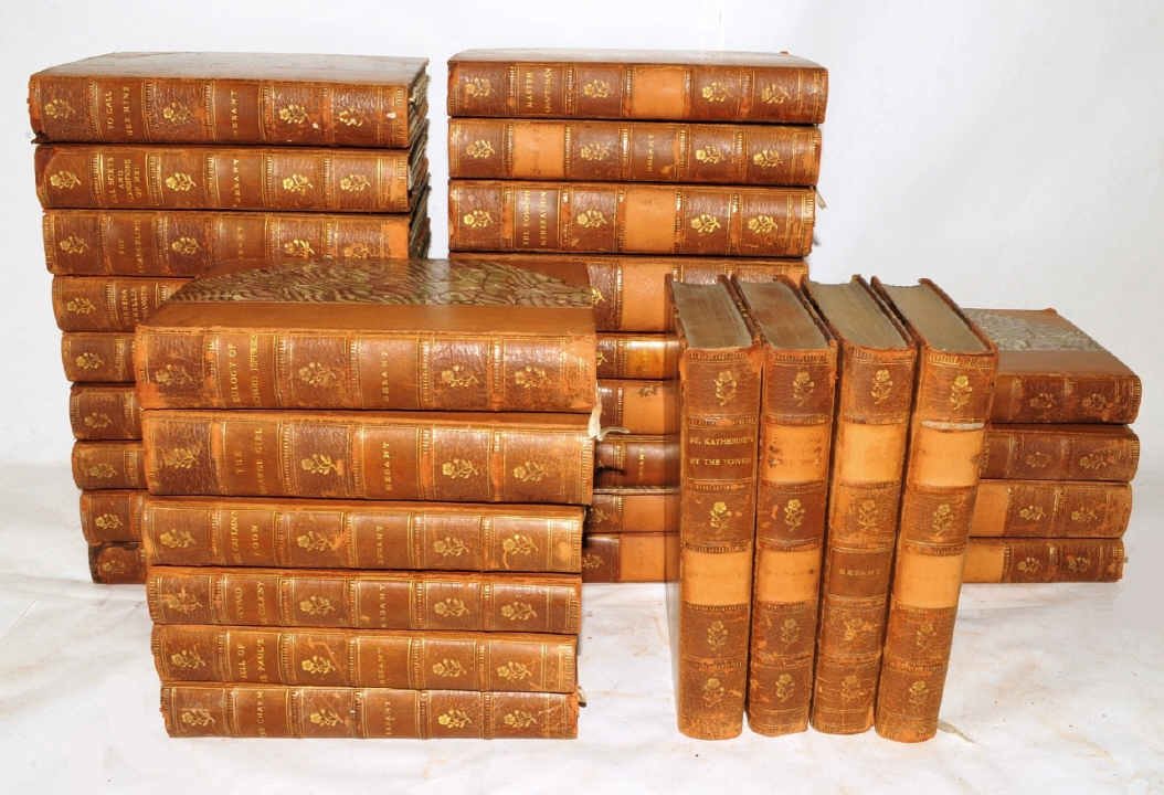 (32) Leatherbound 1894 Books by BESSANT 1894 (1 of 6)