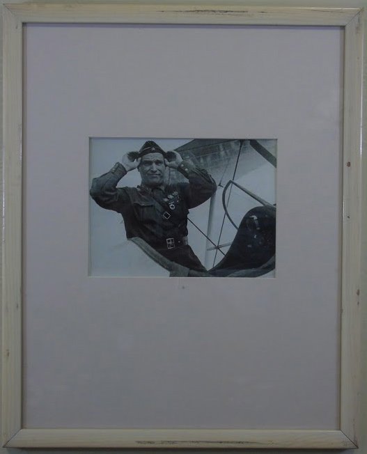 Voskresenski - Original Photograph of Valery Chkalov: The Russian - Soviet original photograph of Valery Chkalov Circa 1930s Photographer - Voskresenski. Russian Photograph. Exhibited in Russia in 1995. Professionally framed and matted. Information on ba