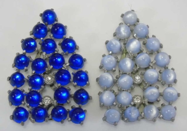 2 Vintage Bead Rhinestone Shoe Adornments or Clips (1 of 5)