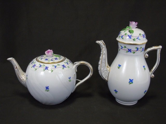 Herend of Hungary - Coffee Pot & Teapot (1 of 8)