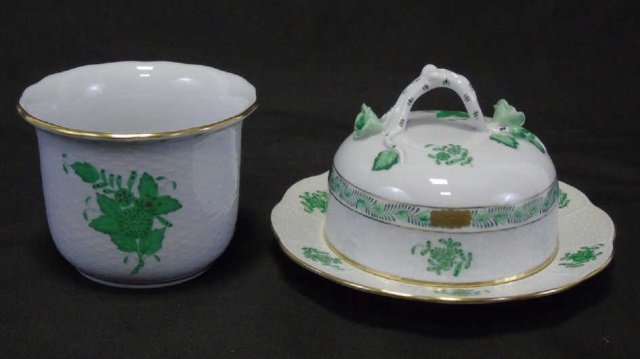 Herend of Hungary - Chinese Bouquet Green Items (1 of 7)