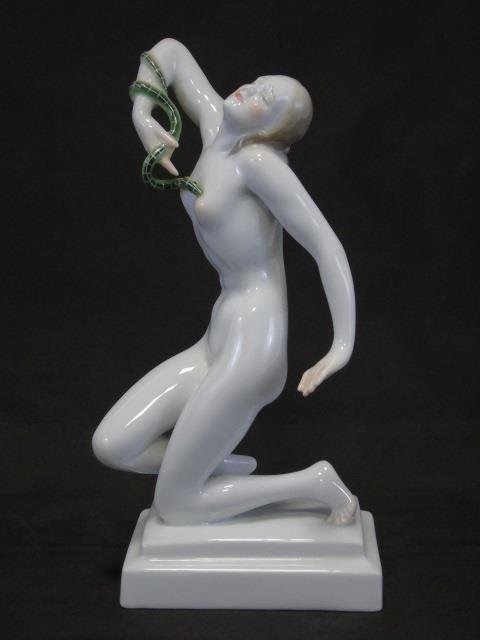 Herend of Hungary - Figurine of Cleopatra w/ Snake (1 of 4)