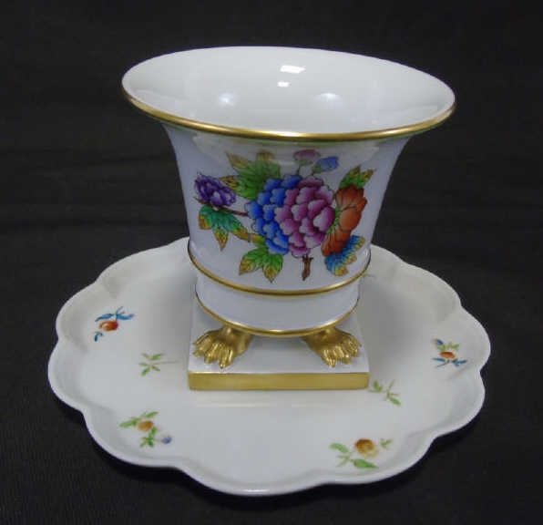 Herend of Hungary - Footed Urn & Platter (1 of 5)