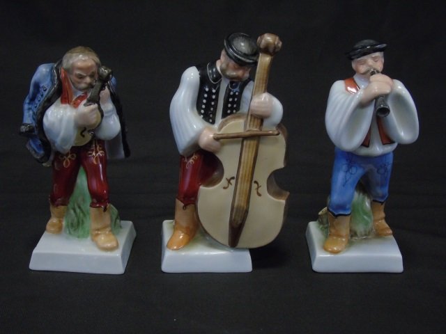 Herend of Hungary - 3 Musician Figurines (1 of 5)