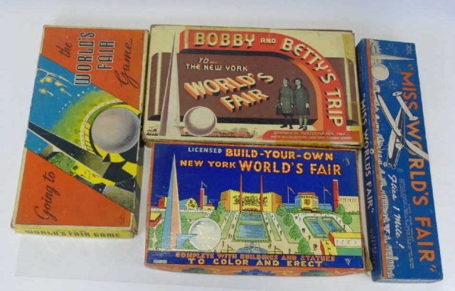 Lot of 4 1939 NY World's Fair Games / Models (1 of 10)