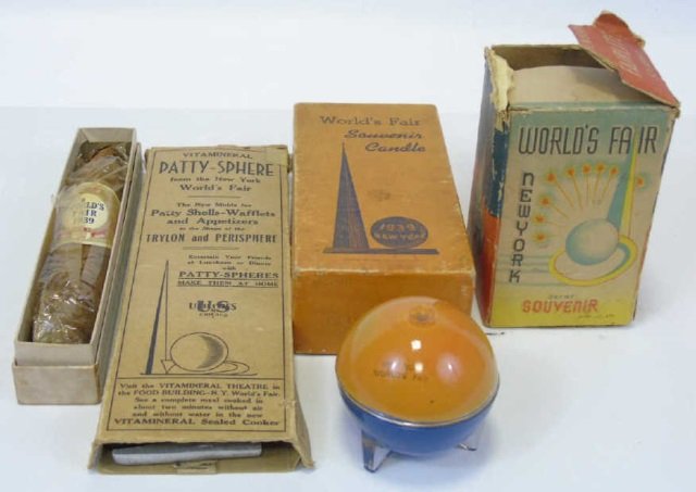 Lot 5 NY 1939 World's Fair Souvenirs Cigar Candle (1 of 5)