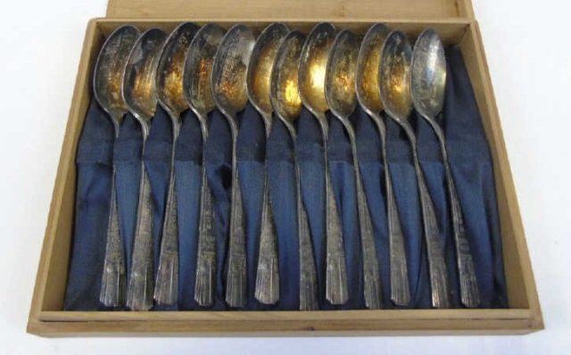(12) 1939 NY World's Fair Spoons Silver Plate (1 of 6)