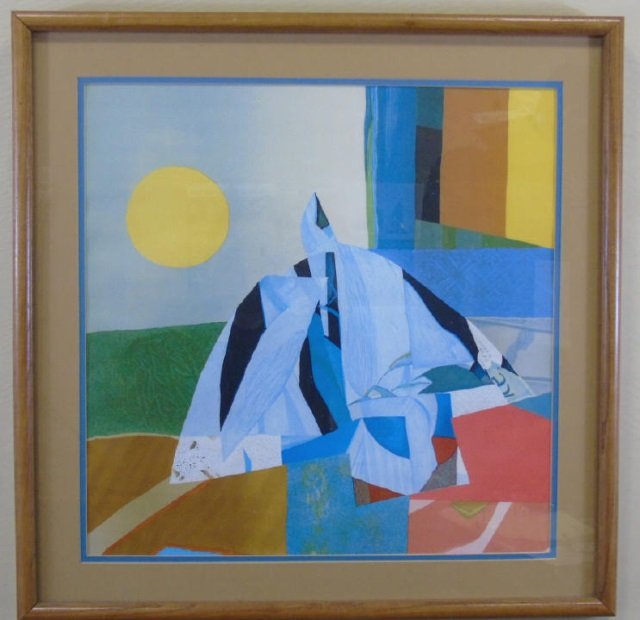 Max Papart - Abstract Lithograph "Sun Trilogy" (1 of 2)