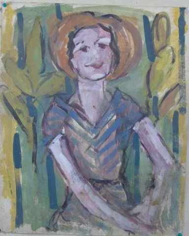 Smokey Tunis - Original Portrait of a Woman Signed (1 of 2)