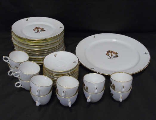 Royal Copenhagen Brown Iris Service for 12 (1 of 7)