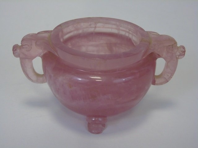 Rose Quartz Footed Vessel (1 of 4)