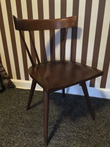 Pair Paul McCobb Style Mid Century Modern Chairs: Pair Paul McCobb Style Mid Century Modern Chairs. Apparently unmarked but of similar style and measurements to those of Paul McCobb. Each measures 31 x 17 x 17 inches.