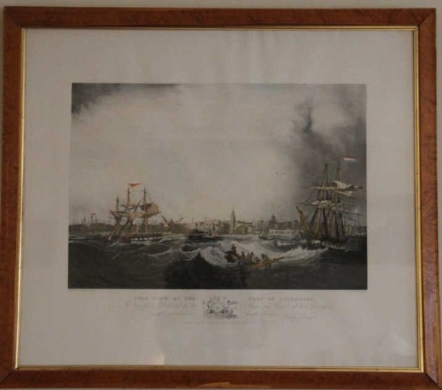 Antique Framed Print - Port of Liverpool (1 of 7)