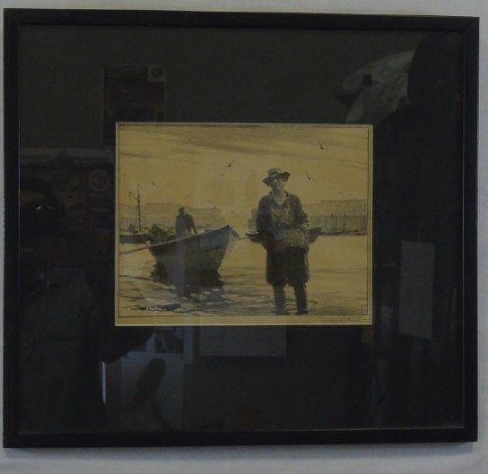 Gordon Grant - Pencil Signed Print of Fishermen (1 of 3)