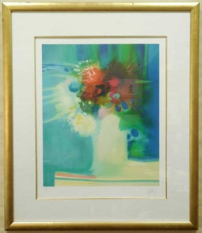 Gelig Signed Lithograph Floral Still Life (1 of 5)