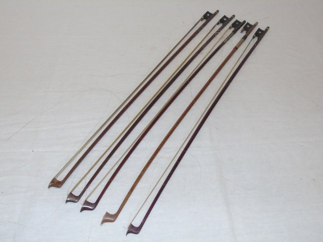 Lot of 5 Vintage Violin Bows (1 of 7)