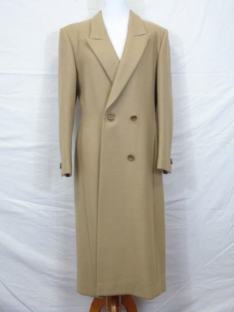 Camel Wool Coat Double Breasted Size 6 (1 of 4)